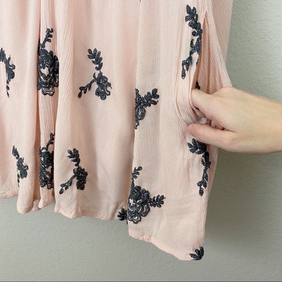 Free People Pink Gauze Emma Swing Dress - Picture 11 of 16